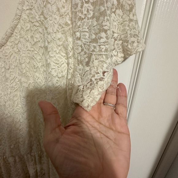 Torrid White Lace Skater Dress - Picture 4 of 6